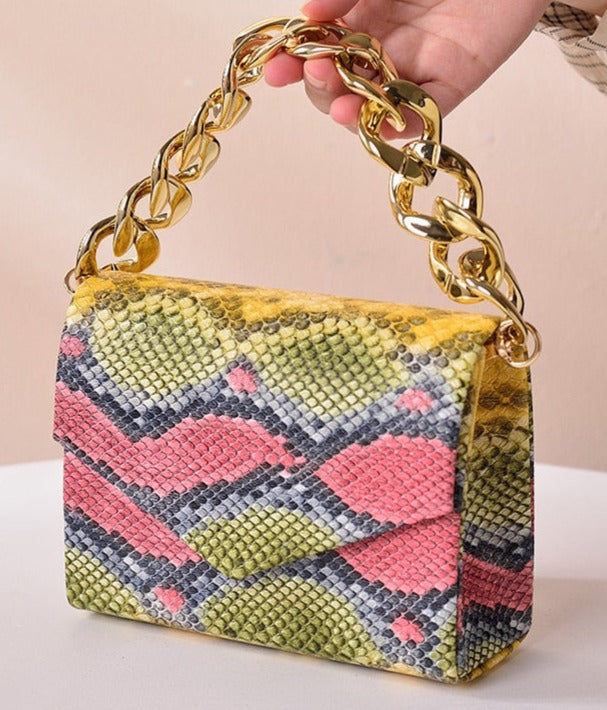 Snake print hot sale small bag